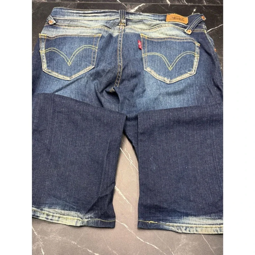 Levi's Y2K Low Rise Bootcut Jeans Women's Juniors 11 Dark Wash Denim EUC